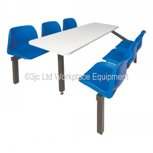 Standard Canteen Table 6 Seater Single Entry