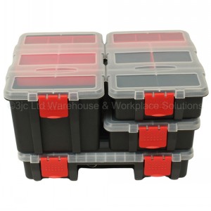 Parts Storage Compartment Case Set 4 Piece