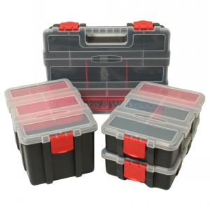 Parts Storage Compartment Case Set 4 Piece