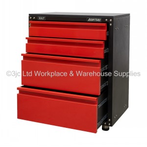 Sealey American Pro Modular System Base Cabinet 4 Drawer