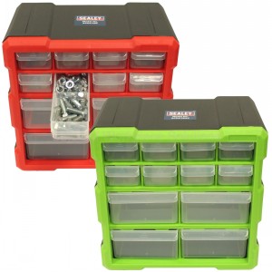 Sealey Parts Cabinet Storage Organiser 12 Drawer