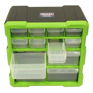 Sealey Parts Cabinet Storage Organiser 12 Drawer