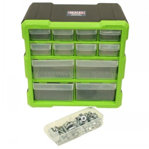 Sealey Parts Cabinet Storage Organiser 12 Drawer