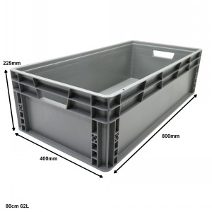 Heavy Duty Stacking Euro Box 80cm Size 6 (62 Litre)