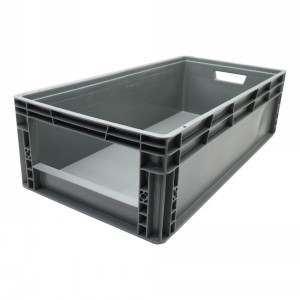 Heavy Duty Stacking Euro Box 80cm 62 Litre Open Window
