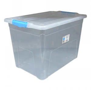 TML Click n Store Clear Plastic Box (75 Litre)