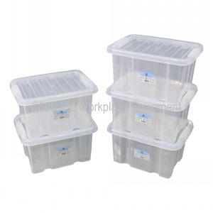 TML Clear Plastic Storage Box & Lid Size 04 (24 Litre)