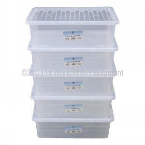 TML Clear Plastic Storage Box & Lid Size 07 (32 Litre)