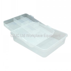 TML Clear Plastic Storage Box & Clippy Lid 6 Litre