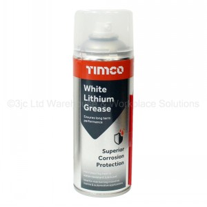 Timco Spray Can 380ml White Lithium Grease
