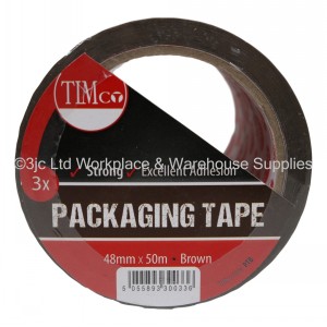 Packing Tape 48mm x 50m 3 Roll Pack