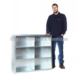 Pigeon Hole Cabinet Low 3 Shelf 6 Compartment
