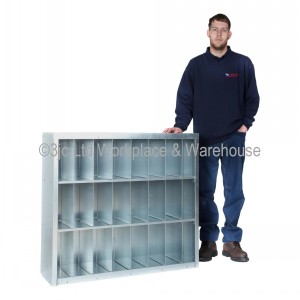 Pigeon Hole Cabinet Low 3 Shelf 24 Compartment