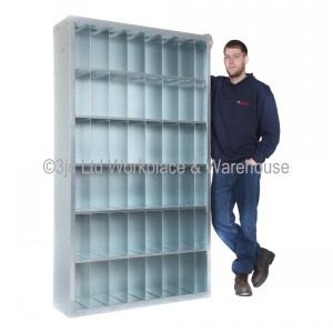Pigeon Hole Cabinet Tall 6 Shelf 48 Compartment