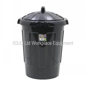 Wham Eden Dustbin 80 Litre Black