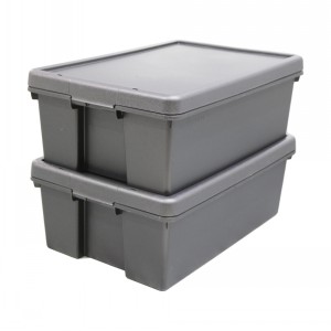 Wham Bam Recycled Plastic Box & Lid Size 05 36 Litre