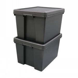 Wham Bam Recycled Plastic Box & Lid Size 07 45 Litre