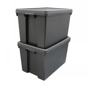 Wham Bam Recycled Plastic Box & Lid Size 08 62 Litre