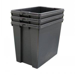 Wham Bam Recycled Plastic Box & Lid Size 09 92 Litre