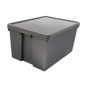 Wham Bam Recycled Plastic Box & Lid Size 10 96 Litre