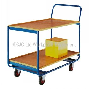 Workshop Trolley 2 Tier Ply Shelves