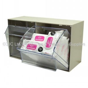 Excel Clearview Tilt Front Parts Storage 2 Compartment