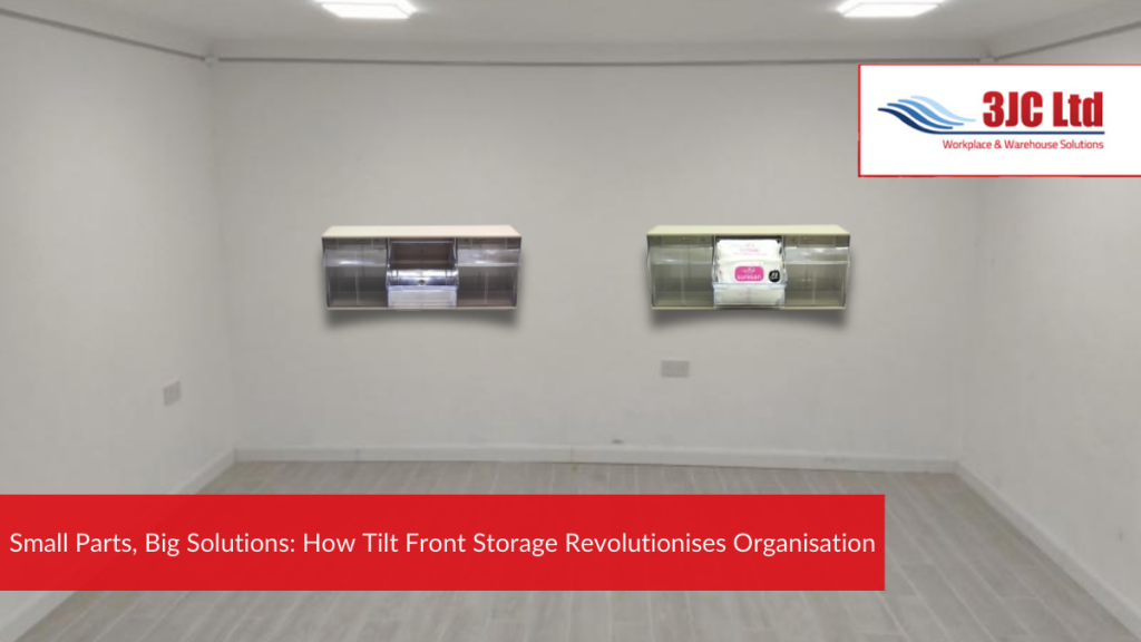 Small Parts Big Solutions How Tilt Front Storage Revolutionises Organisation