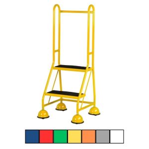 Classic Mobile Access Steps 2 Tread With Twin Handrail